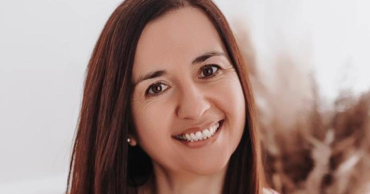 La medium Lorena Perelló en una de sus conferencias