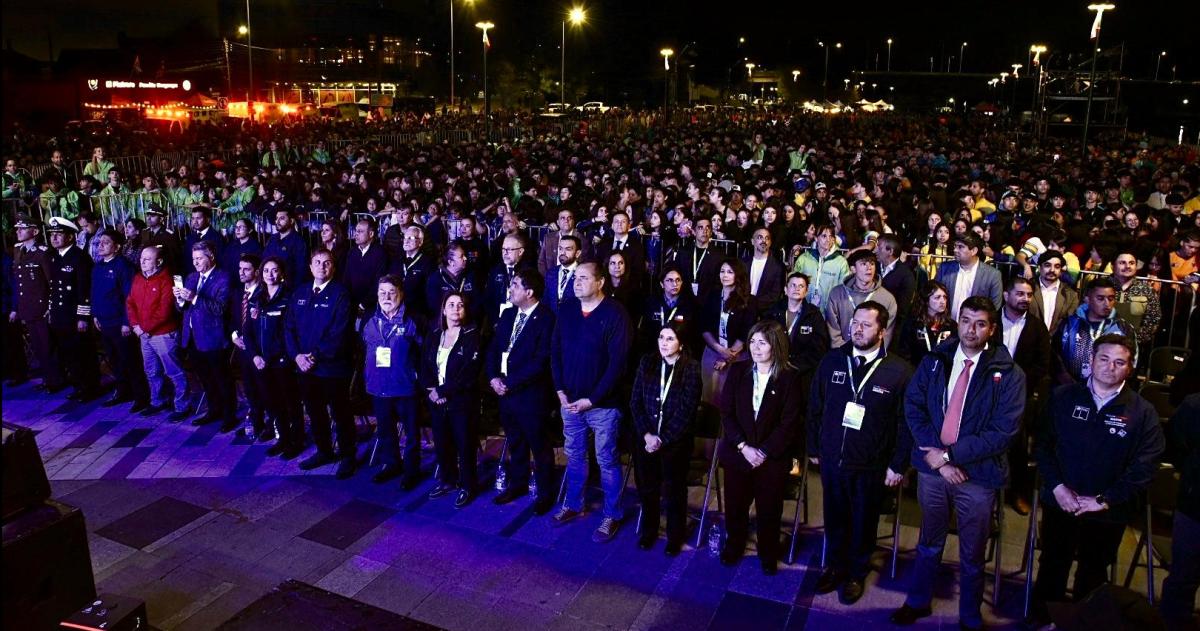 La ceremonia inaugural de los Juegos en Los Ríos