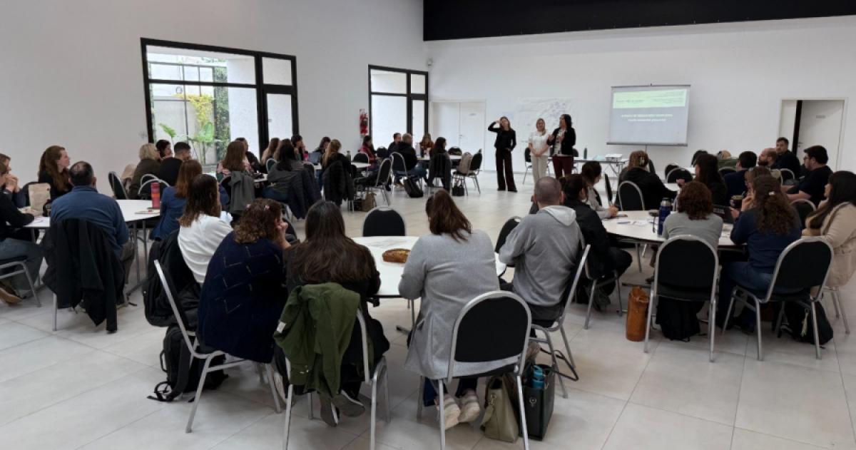 El encuentro formativo alcanzó a docentes del nivel secundario