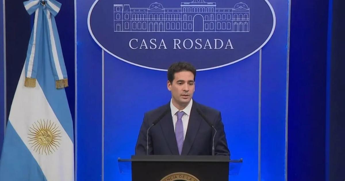 El vocero presidencial Adri�n Ravier