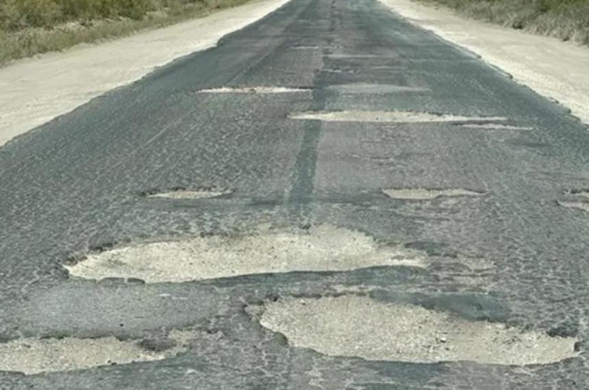 El informe destaca el deterioro de la Ruta Nacional 151 en el corredor que conecta Puelén con Cipolletti donde señala que hay unos 210 kilómetros muy deteriorados
