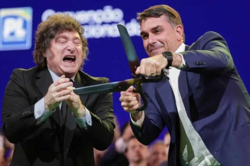 Bolsonaro agradeció en primer lugar al presidente argentino Javier Milei por su valentía su sentido de la justicia y el respeto a la legalidad