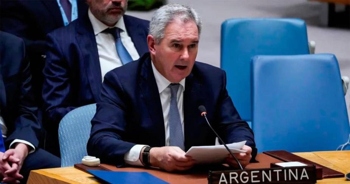 El canciller Pablo Quirno respaldó el sentido del voto argentino