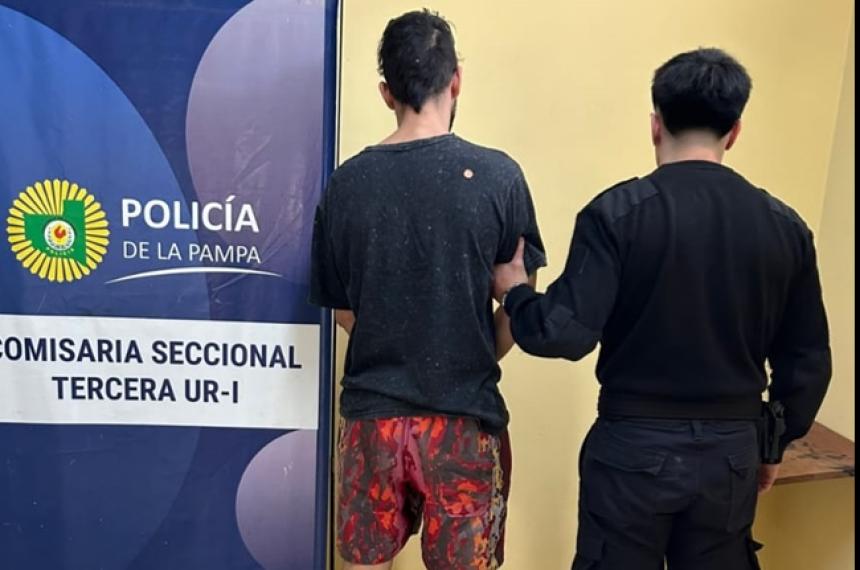 El sospechoso fue capturado por personal de la Seccional Tercera
