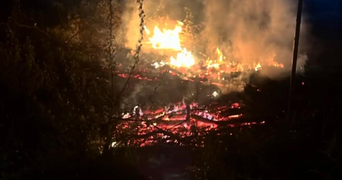El fuego amenazaba con propagarse