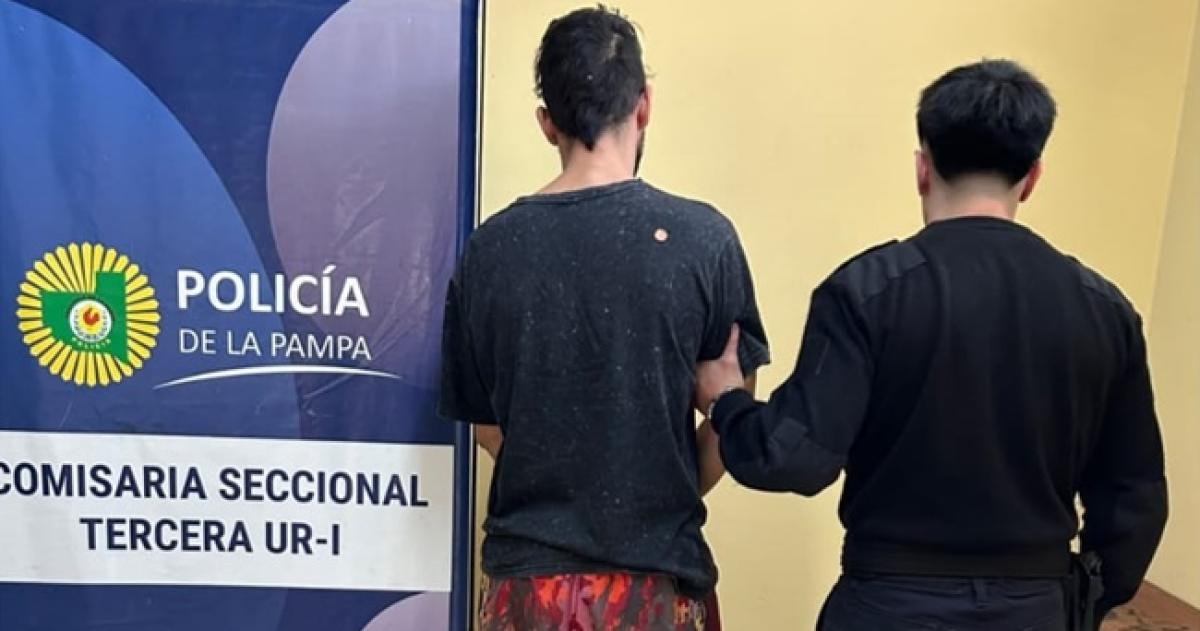 El sospechoso fue capturado por personal de la Seccional Tercera