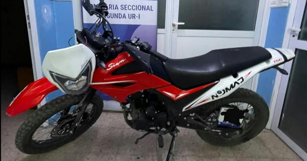 La moto recuperada por la Seccional Segunda