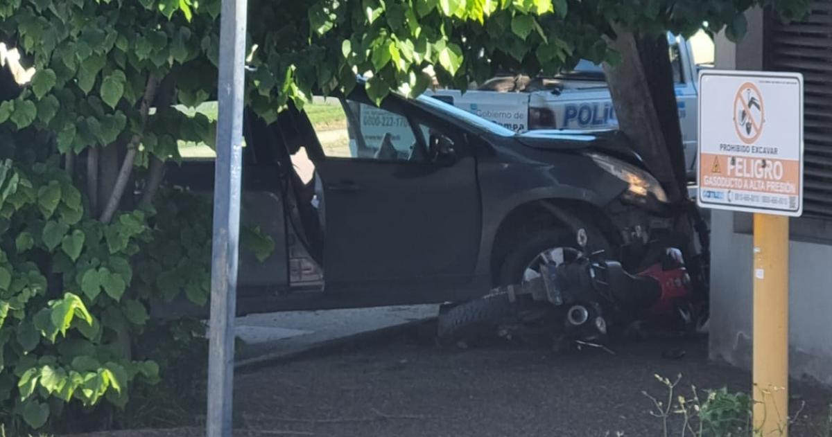 El choque ocurrió en Pueyrredón y Circunvalación