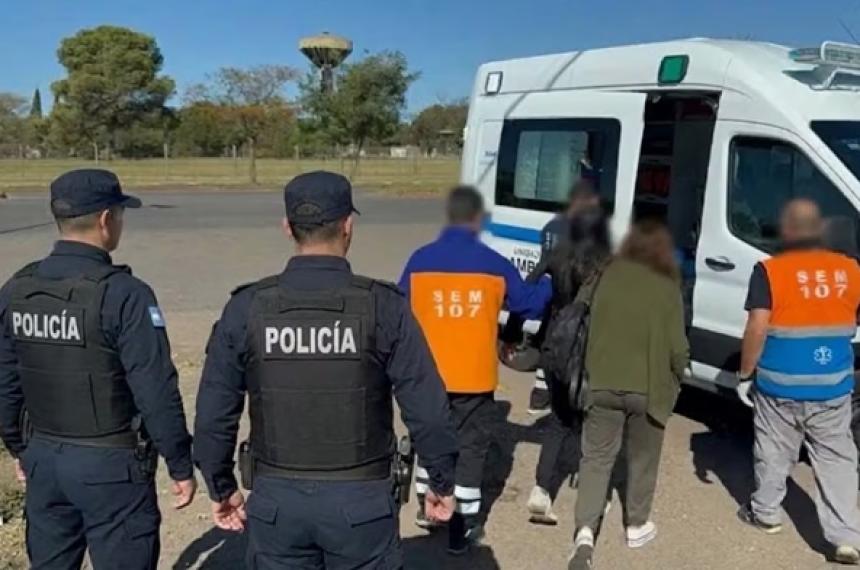 El hecho ocurrió en el Paseo Belgrano e intervino personal de la Comisaría Tercera