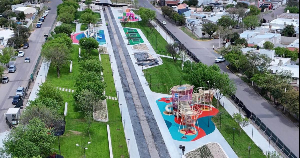 Hoy en medio de la fiesta popular se inaugurar� la ampliación del Parque Lineal