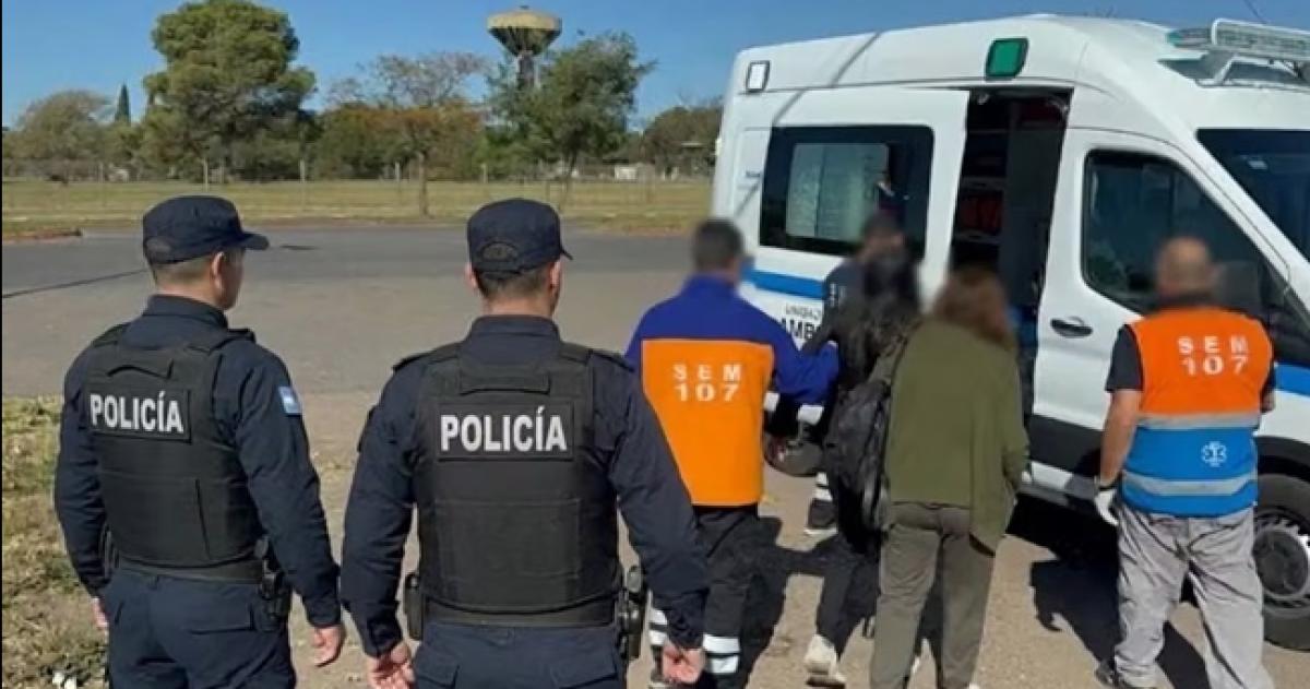 El hecho ocurrió en el Paseo Belgrano e intervino personal de la Comisaría Tercera