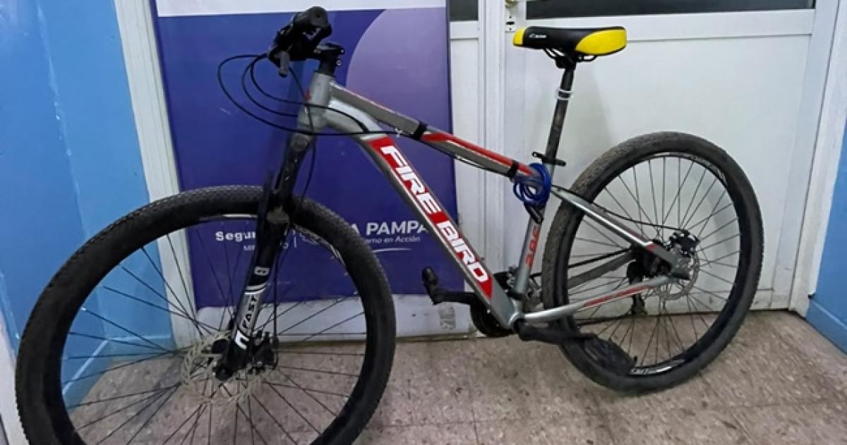 La bicicleta sustraída fue devuelta a su propietario