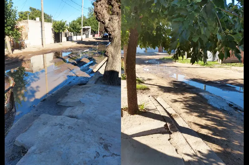 Malestar de vecinos por una pérdida de agua potable :: El Diario de La ...