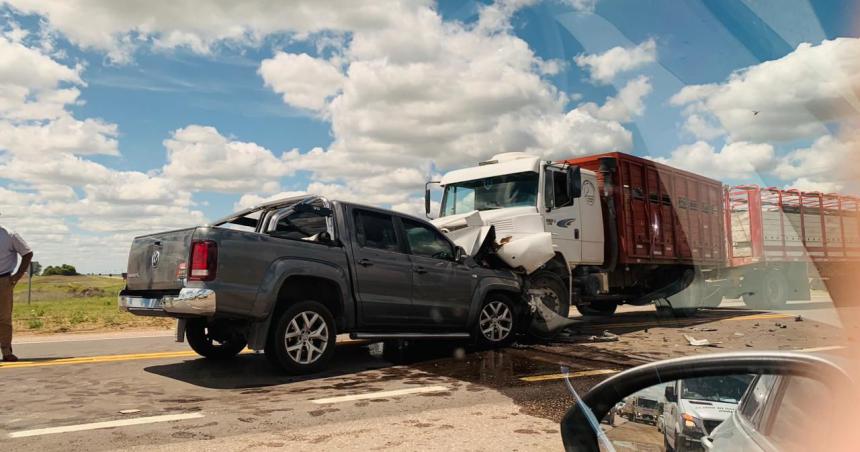 Choque frontal en el cruce de las rutas 35 y 14 :: El Diario de La Pampa