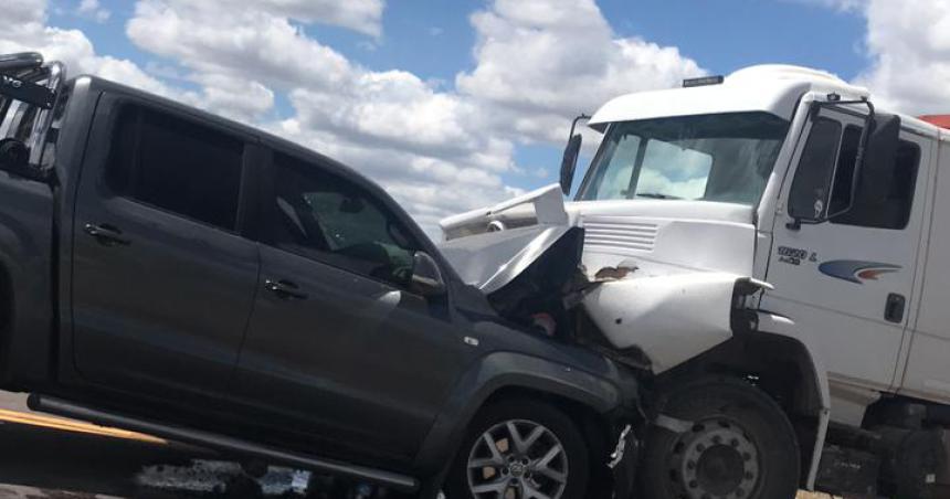 Choque frontal en el cruce de las rutas 35 y 14 :: El Diario de La Pampa