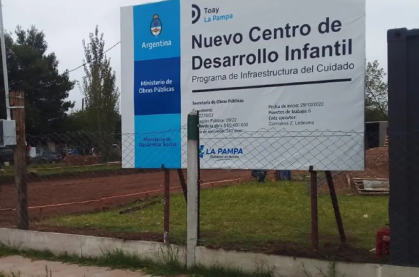 Comenzó la construcción del Centro de Desarrollo Infantil en Toay :: El ...