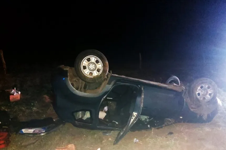 Vuelco sin heridos en el cruce de las rutas 35 y 154 :: El Diario de La ...