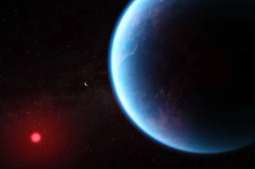 El telescopio James Webb descubrió un exoplaneta con potenciales signos ...