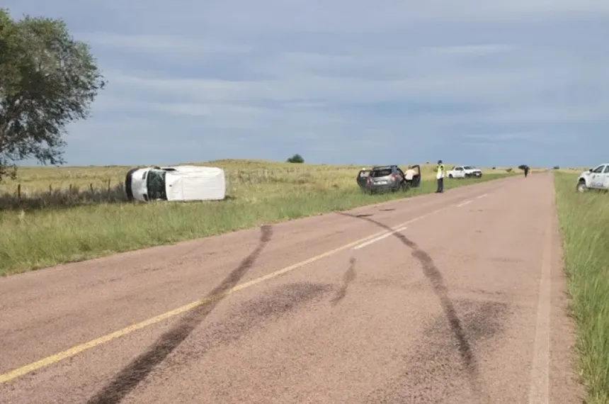 Vuelco en la Ruta Provincial 10 :: El Diario de La Pampa