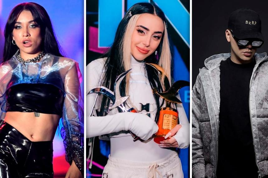 Bizarrap, Nicki Nicole y María Becerra, nominados a los premios Lo
