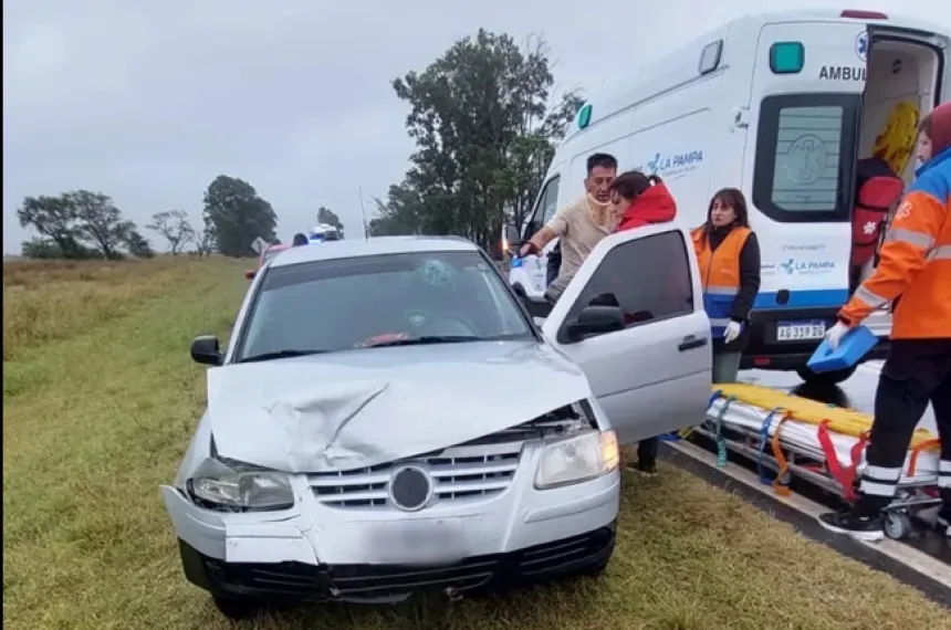 Un herido por el choque de dos autos en la Ruta Nacional 188 :: El ...