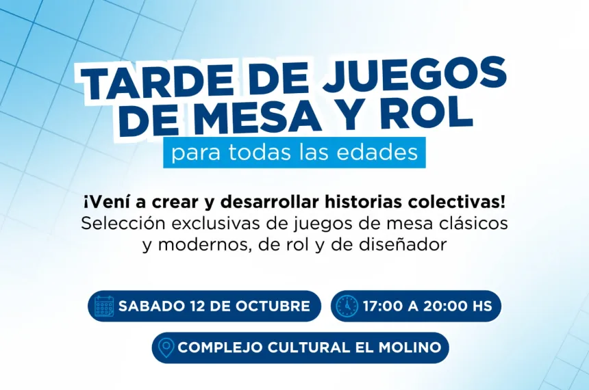 Tarde de Juegos de Mesa y Rol en El Molino El Diario de La Pampa