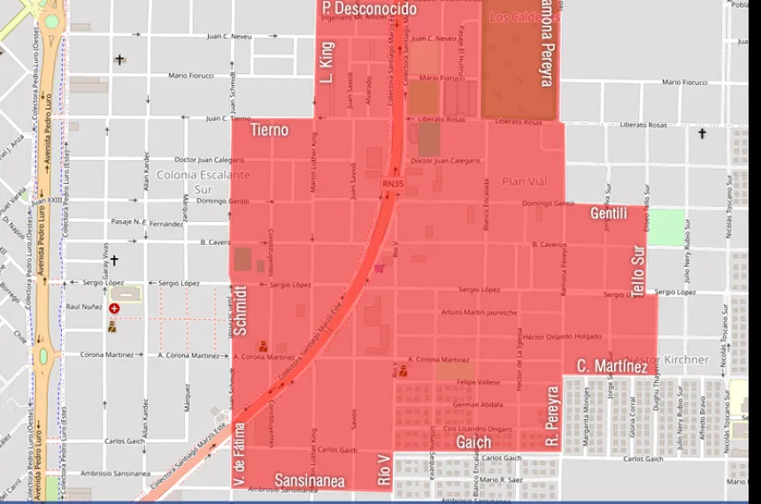Programan cortes el viernes en varios barrios de Santa Rosa :: El ...