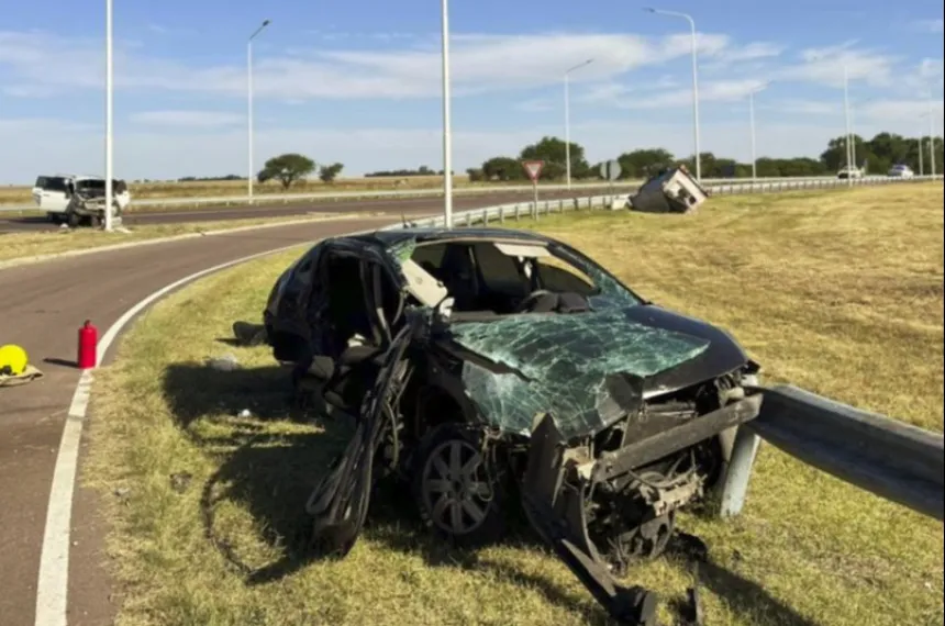 Otro fuerte choque en el cruce de las rutas 35 y 18 :: El Diario de La ...