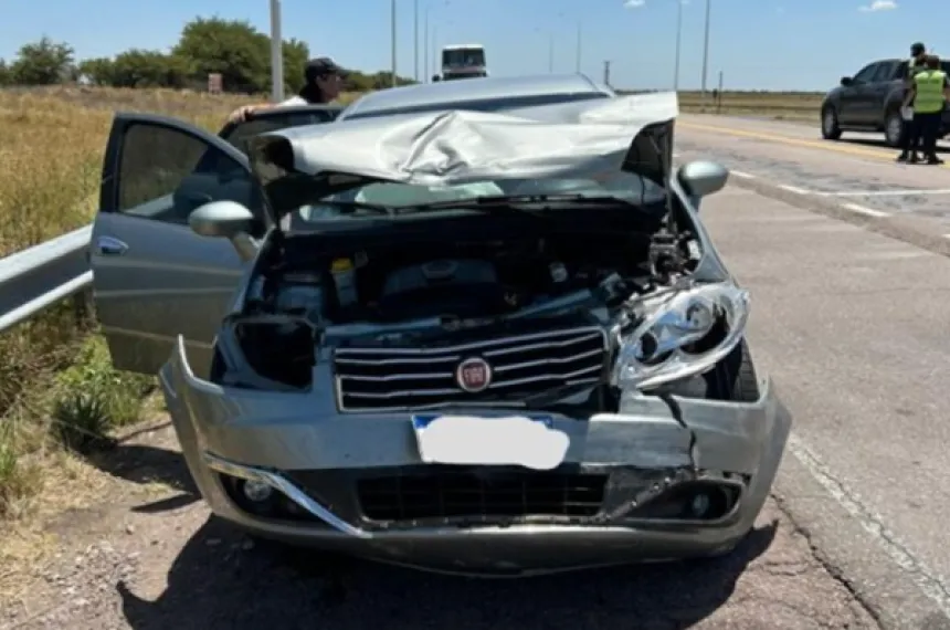 Chocaron dos autos en el cruce de las rutas 35 y 20 :: El Diario de La ...