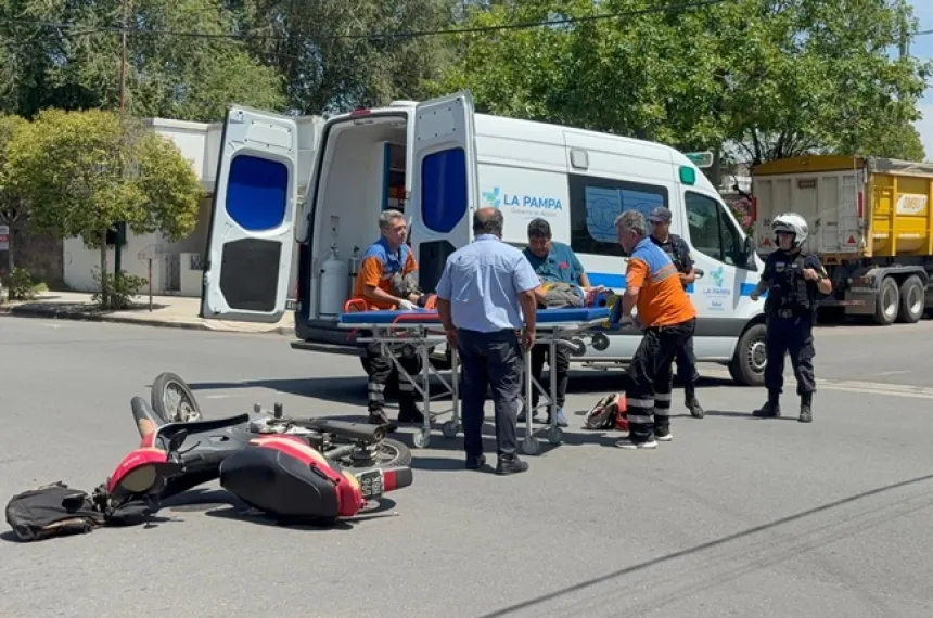 Motociclista chocó y convulsionó en Pico :: El Diario de La Pampa