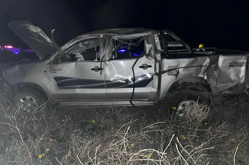 Vuelco en la Ruta 35: una persona hospitalizada tras un siniestro de ...
