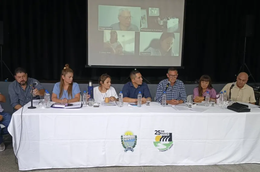 Se desarrolló en 25 de Mayo la mesa de trabajo por el futuro del área ...